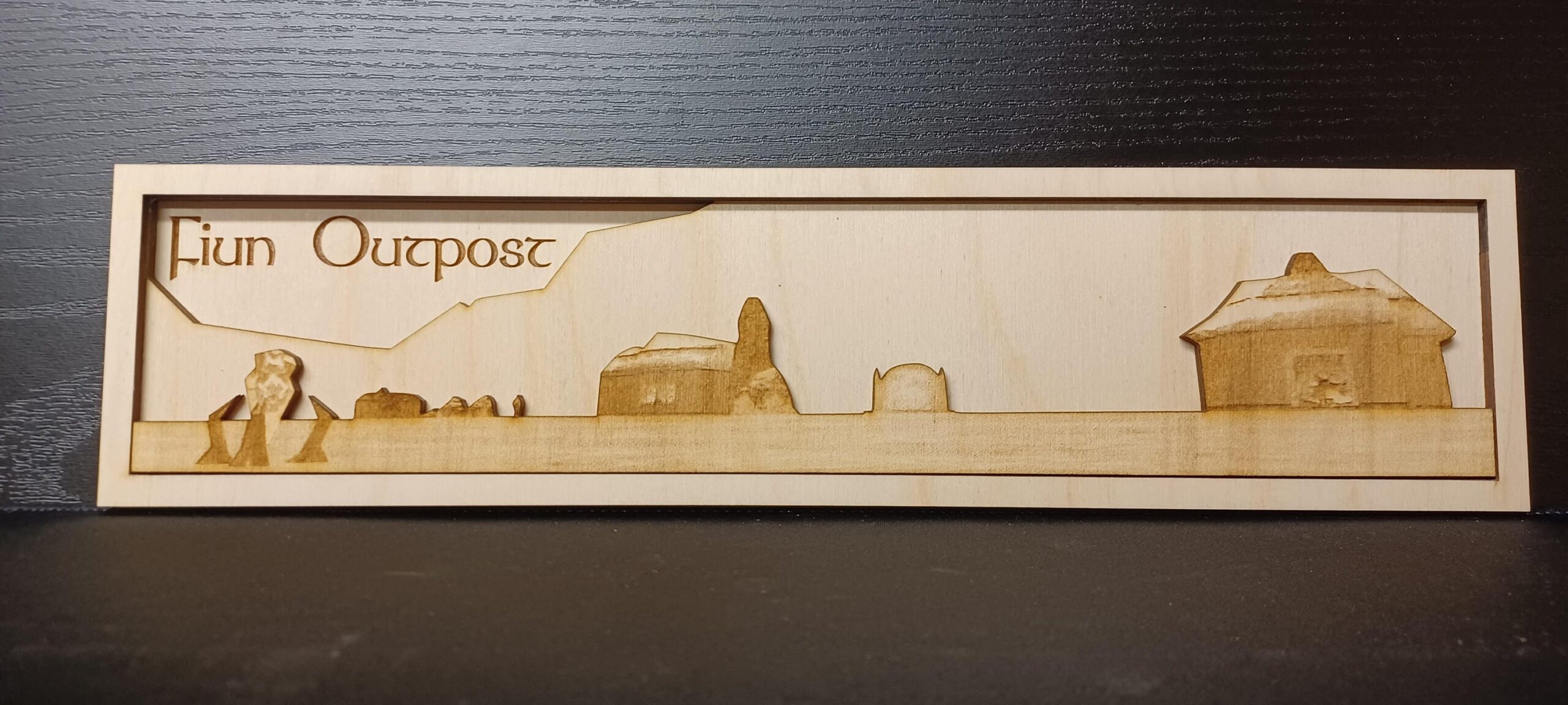 Asheron's Call Fiun Outpost Plaque